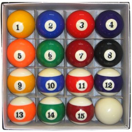 Hathaway Pool Table Regulation Billiard Ball Set