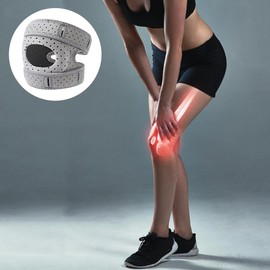 Mtlhbcg Wellness Kniebandage,2 Stück kniebandage Arthrose, Knee Braces,Trainings-Knieschoner, Verstellbare Knieunterstützung, Atmungsaktive Knie Schiene,ideal für Laufen,Sport und Tanzen