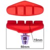 cyclingcolors 4 x Bicycle Brake Shoes 50 mm for Road