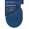2-Pack Indigo Blue Iron-On Denim Patches for Jeans – Oval