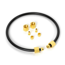 GASHER 13Pcs 30Inch Air Compressor Unloader Tube Kit, Contains 1/4" Sleeve Ferrules,Compression Insert and Compression Nut