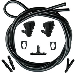 EDIETH 68269108AA, 5182367AA Windshield Washer Kit (2 Nozzles + Hose + 4 Adapters) for Dodge Durango 2011-2023 Replace 68269108AA, 5182367AA Easy Installation