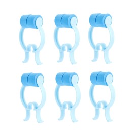 Ipetboom 12Pcs Portable Nose Clips for Breath Supply Convenient Nose Pincher for Home School Emergency Use Ergonomic Design Lightweight and Easy to Store