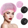 ElevateTech 4 Pack Mesh Sleep Bonnet for Sleeping Mesh Hair