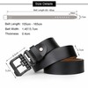 JingHao Mens Leather Belt,Genuine Leather Belts for Men,Great for Casual