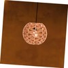 jojofuny Imitation Rattan Pendant Lampshade Replacement for Retro Lighting Easy