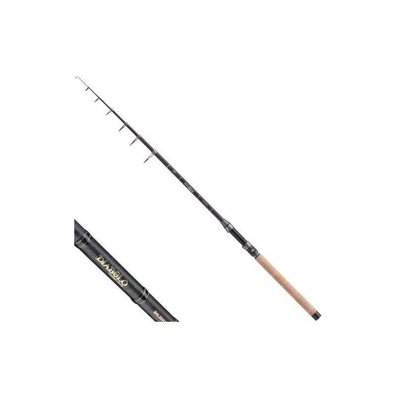 Balzer Diabolo Golden Circle Tele Mini Spin 50 Professional Telescopic