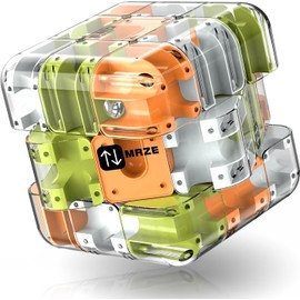 Cubo Laberinto 3D  Rompecabezas para Adultos y Niños, Juguete Educativo para Desarrollar El Pensamiento Lógico, Juego de Mesa para Familia,Cubo de... 