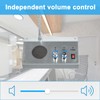KOQICALL Window Intercom Window Speaker Intercom System Dual Way Anti-Interference