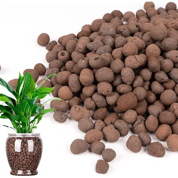 GASPRO 5lb LECA Expanded Clay Pebbles for Plants, Hydroponics, Aquaponics,