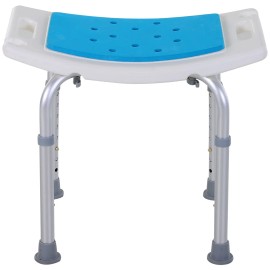 Adjustable 6-Level Non-Slip Bath Stool Shower Chair with Hole for Pregnant Women Elderly Injured-Bathroom Safety EquipmentColor: default Color