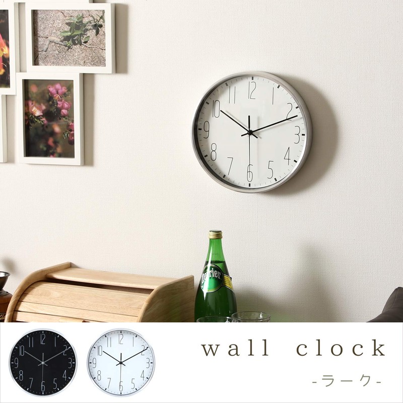 Fuji Boeki 99584 Wall Clock, Diameter 9.8 inches (25 cm),