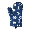 Sea-Club Oven Glove - Maritime Kitchen Cotton Quilted Blue/White