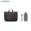 SwissGear Getaway Toiletry Bag, Heather Grey, 5.3 Liters (Hanging), 5.2