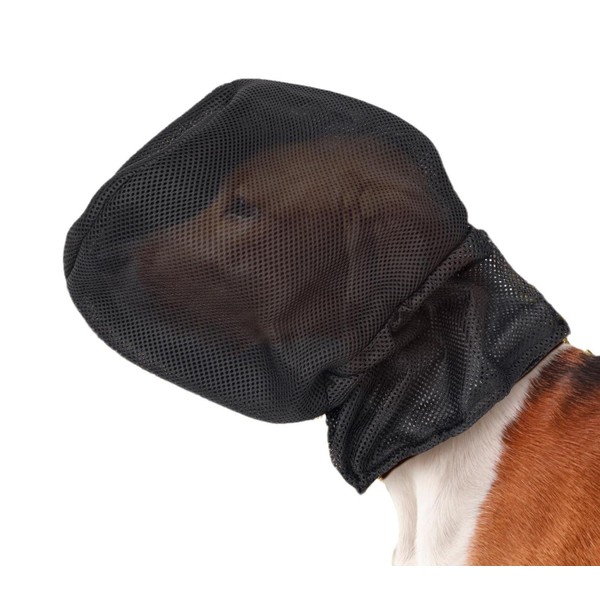 1pcs Wezxrauo Adjustable Mesh Dog Muzzle Guard - Breathable Lightweight