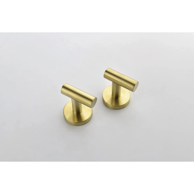 Modern Wall Mount Stainless Steel Bathroom Towel Rack Set 6