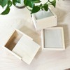 Wzttdm 3 PCS Blank Natural Wood Box Case Container, Unfinished