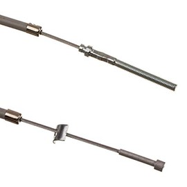 Motoflex Brake Cable Rear Grey Outer Thread for Simson Schwalbe KR51/1