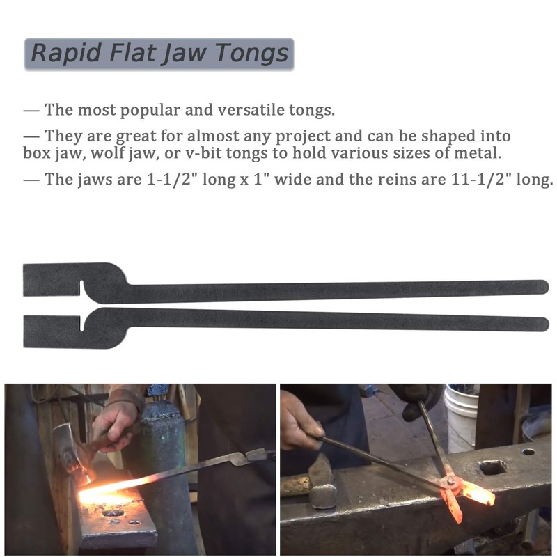 Yoursme DIY Rapid Tongs Bundle Set - Blacksmith Five types