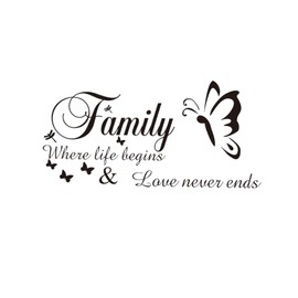 OSALADI Vinyl Lettering Wall Decal Removable Inspirational Quotes Sticker for Home Decor Wall Art for Living Room Bedroom Easy to Apply Smooth Surfaces