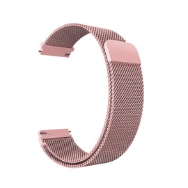 Lizihengpi Quick release watch bands for women black extra long watch bands for men magnetic attraction 20 mm metal watch band replacement (Pink)