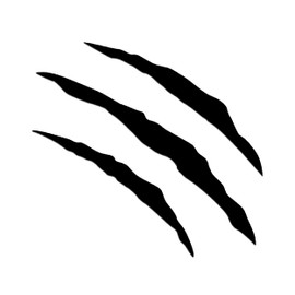 Claw Marks Vinyl Decal Sticker | Universal Fitment 600