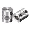 sourcing map Motor Shaft 5 mm to 8 mm Spiral