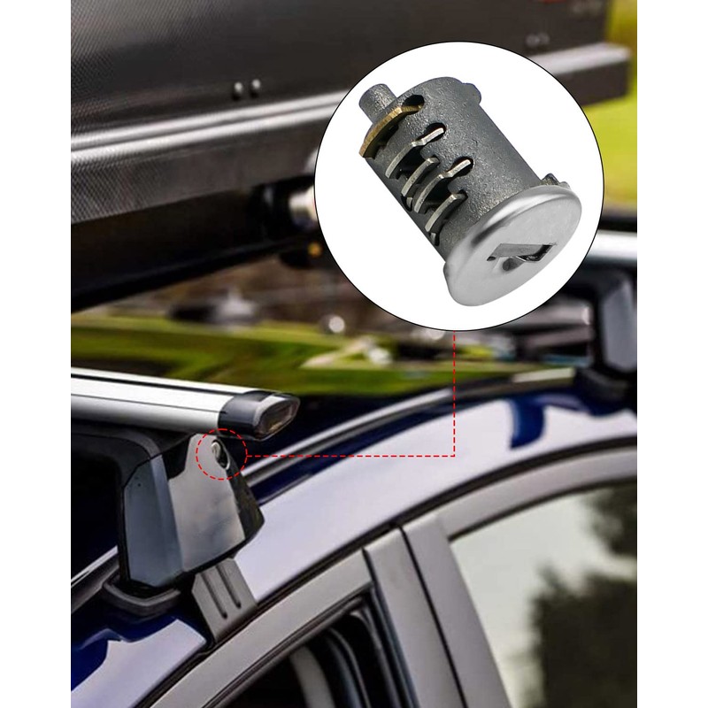 4 Pack Lock Cylinders Fit for Yakima Car Roof Rack