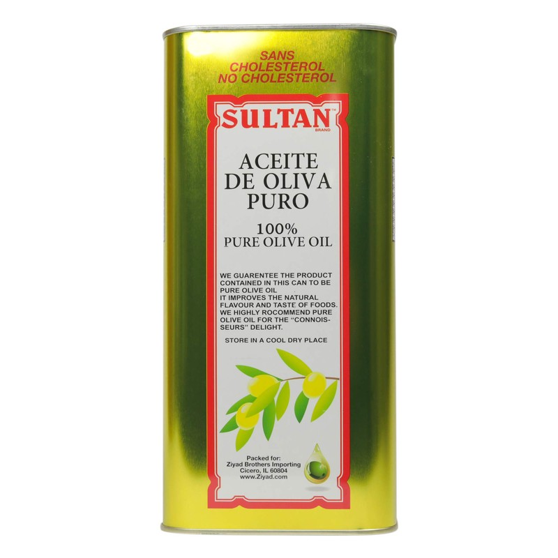 Sultan Premium Pure Olive Oil – First Cold-Pressed Rich Fruity