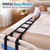 Bed Ladder Assist Strap for Sitting Up – 5-Grip Adjustable