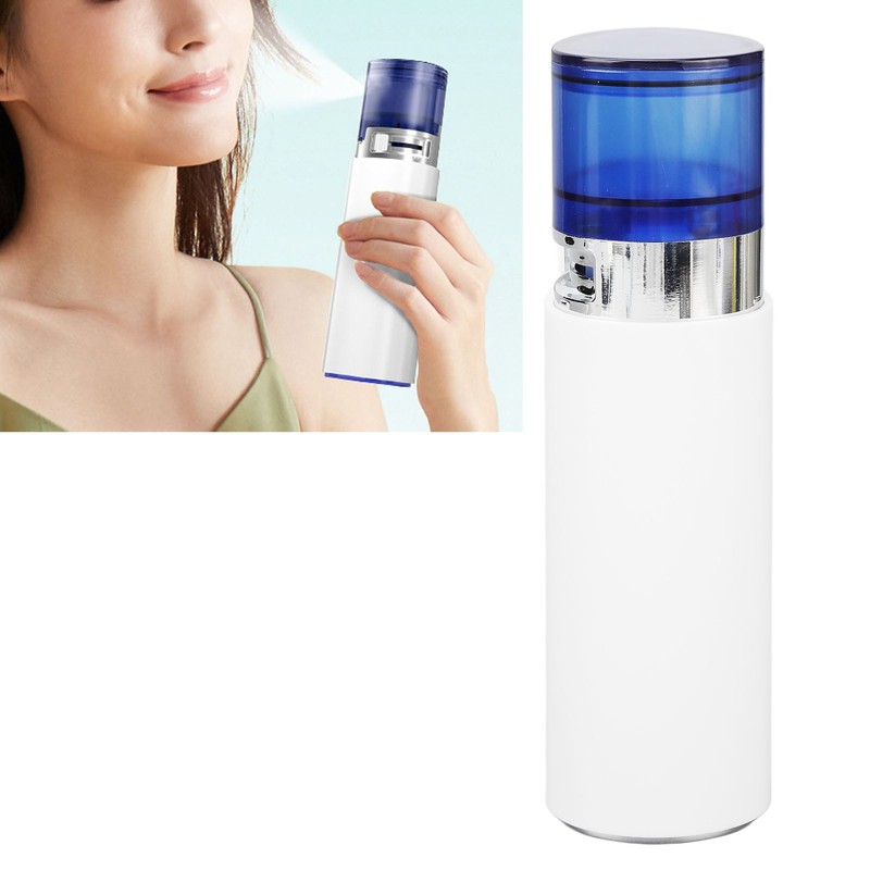Facial Oxygen Injector Blue Lighting Moisturizing High Pressure Handheld Face