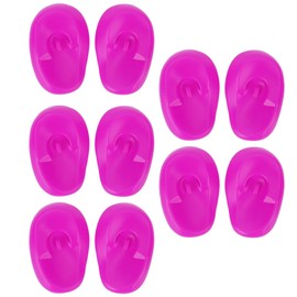 Protector de Oreja para Tinte de Cabello, Protectores de Oreja de Silicona Profesionales Ligeros para Salón de Belleza, Ducha de Peluquería en Casa, 10 Uds.