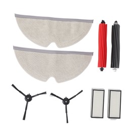 2 Pack Replacement Parts for Roborock Q8 Max Vacuum Cleaner Main Brushes Side Brushes Filters Mop Cloths Robot Vacuum Cleaner Accessories Kit