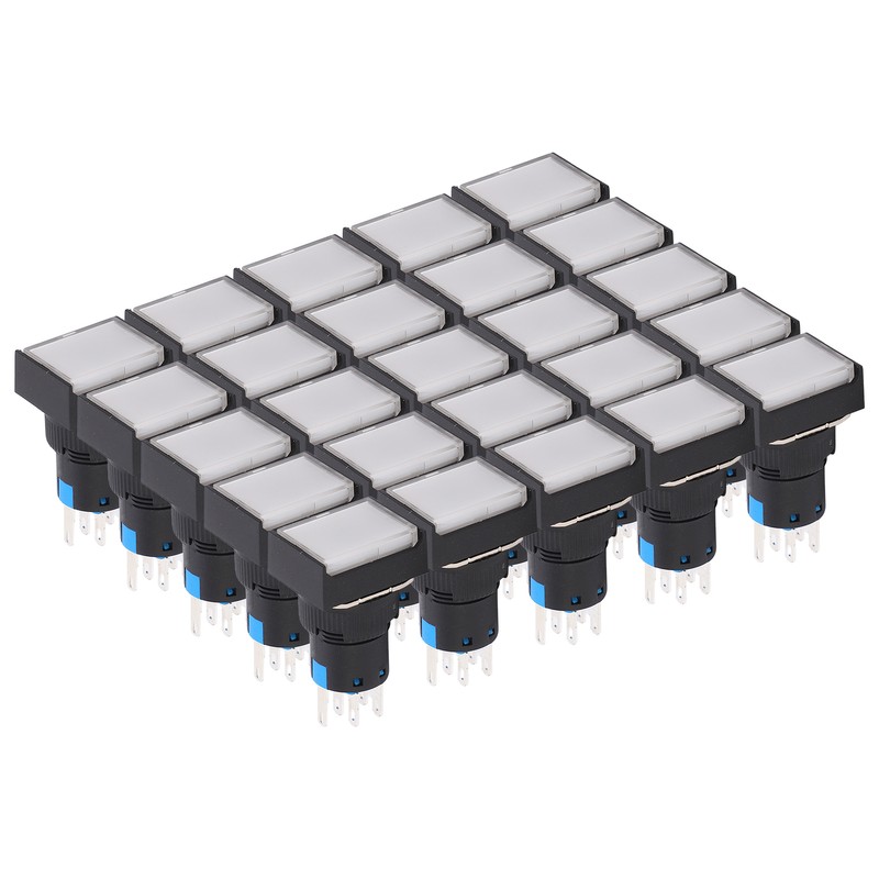 Button Switch Industrial Self Locking 5A Control Push Button Switch