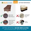 DUCKCOVERS Ultimate Waterproof Patio Lounge Chair Cover, All Weather Protection,