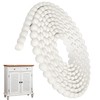 Flexible Bead Molding Trim, 10ft White Wall Molding Trim Peel