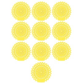 10Pcs Urinal Screens Deodorizer Splash Proof Long Lasting Odor Removal Urinal Mat for Toilet Bathroom Lemon