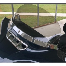 Sled Shields 8" Light Tint Windshield Compatible with Harley Davidson Street Glide/Electra Glide/Ultra Classic/Tri-Glide 1996-2013 Models