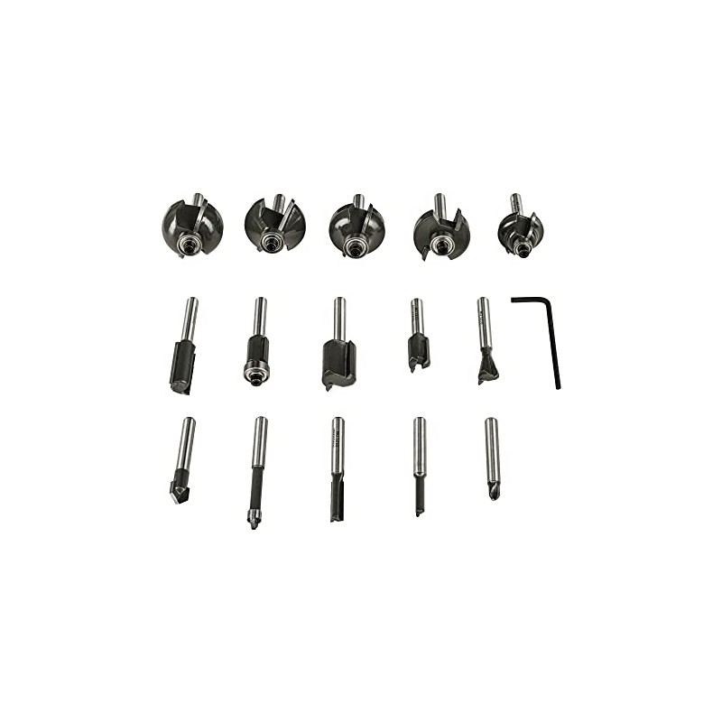 RYOBI - RAKRBS15 RAKRBS15 15 Piece Set with 6mm Shank