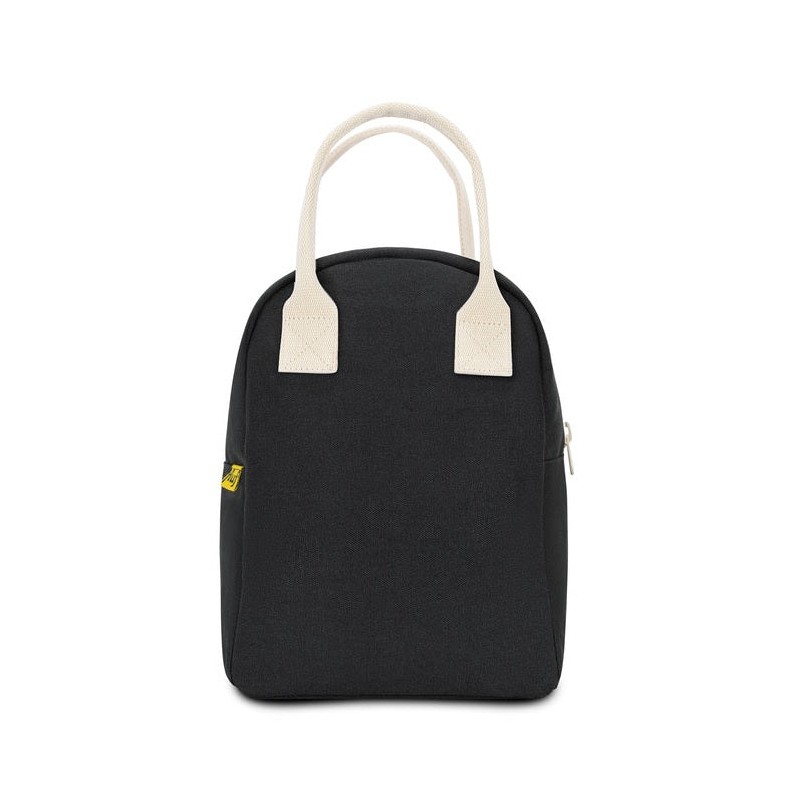 Fluf Zipper Lunch Bag (Various Designs), Gingham Blue