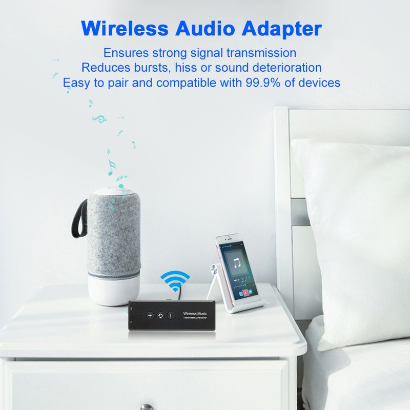 ZF-360A 3 In 1 ABS Bluetooth 5.0 Transmitter Receiver 300mAh