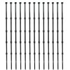 Fercery 3.1Ft Garden Fence Post,Heavy Glass Fiber (Diameter: 11mm),Temporary Fencing