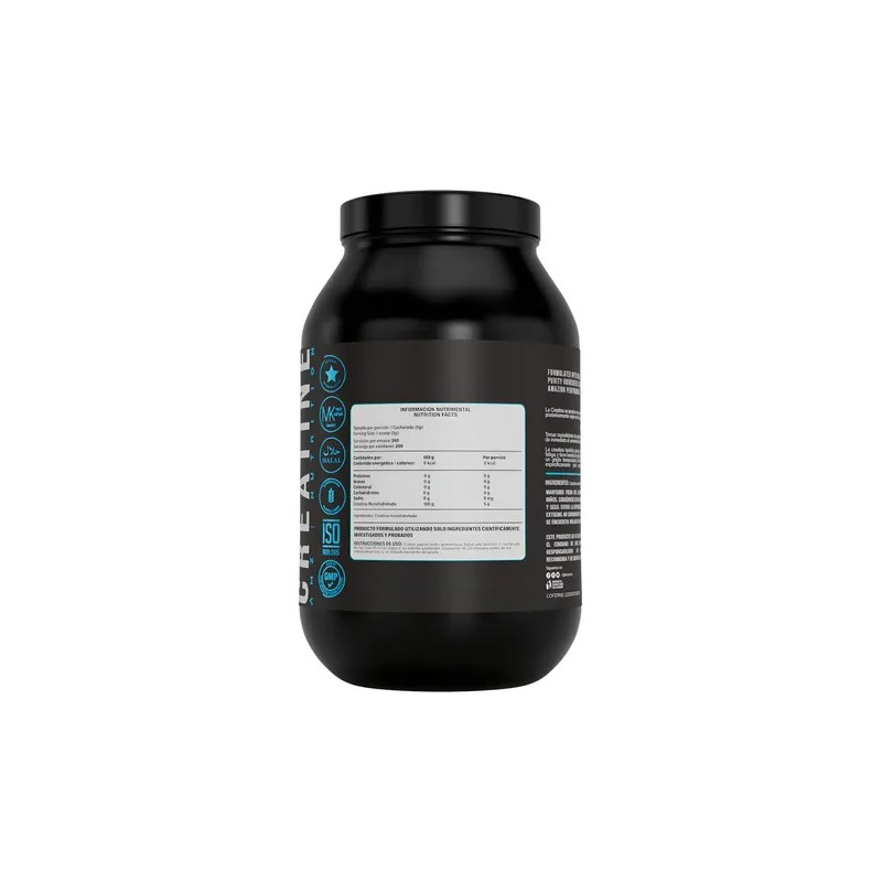 Creatina Monohidratada Pura Amz 1 Kg 200 Servicios Creatina