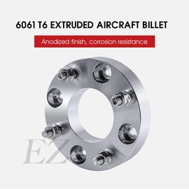 EZAccessory 2 Wheel Adapters Spacers 4x130 to 4x130 1.25" Thick 12x1.5 Studs Fits 1970-1979 1985-2003 VW Beetle 1983-2004 Volkswagen Sedans