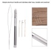Hair Extension Threader Aluminum Handle Pulling Loop Needle Micro Beads