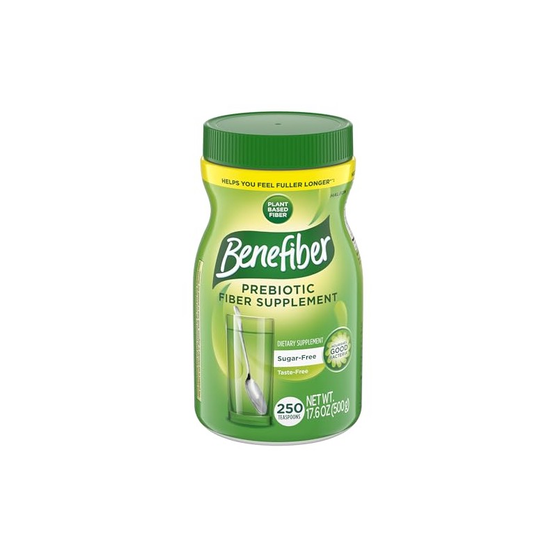 Benefiber | Suplemento de Fibra Prebiótica en Polvo, 500 g