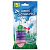 Jumbo Plastic Pegs, Strong Grip, Multi-coloured, Everyday Use, Laundry Accessories,