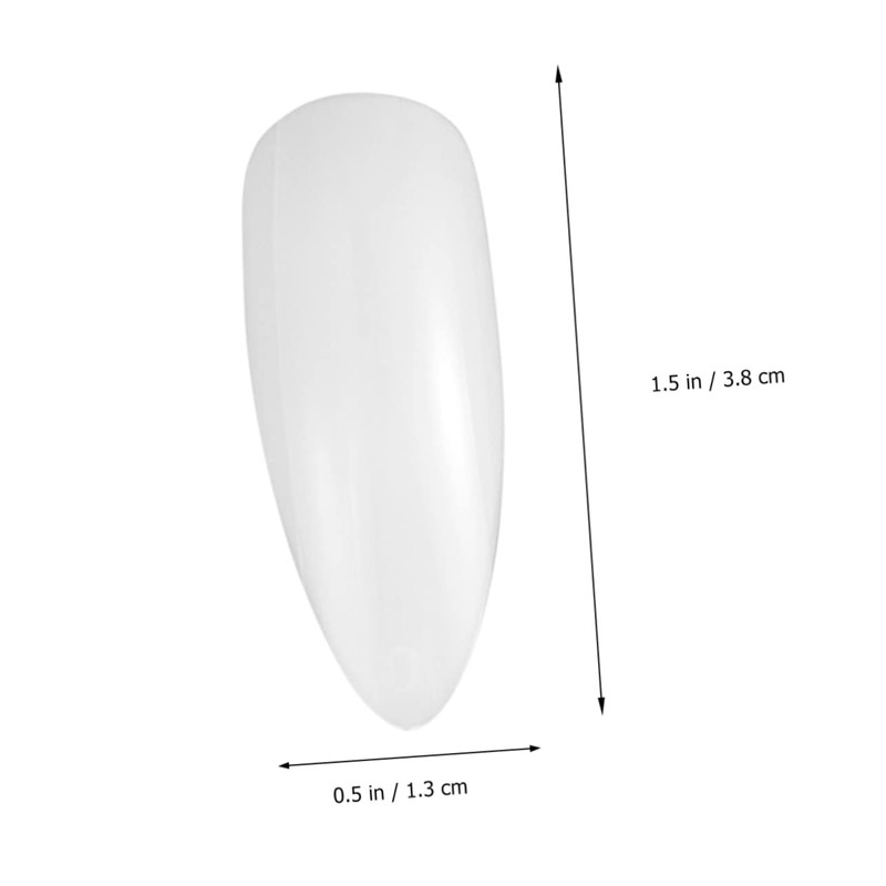 Baluue Elegant Water Drop Nail Tips 600 Pieces Full Cover