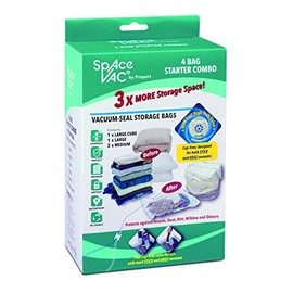 Space Vac Pack Space Saver Bag Starter Combo 4 Pack