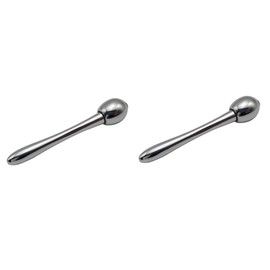 Baluue 2 Pcs Eye Cream Stick Eye Cream Wand Scraping Massage Tool Facial Cream Applicator Scraping Board Body Lotion Applicator Cooling Facial Stick Massage Board Zinc Alloy Silver